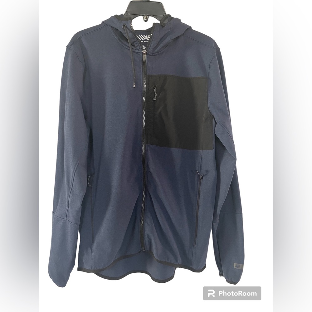 EUC Men’s American Eagle blue/Black jacket